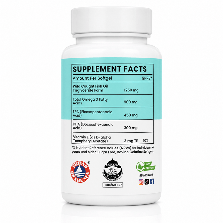 Triple Strength Omega 3 (1250 mg per softgel, 60 softgels)