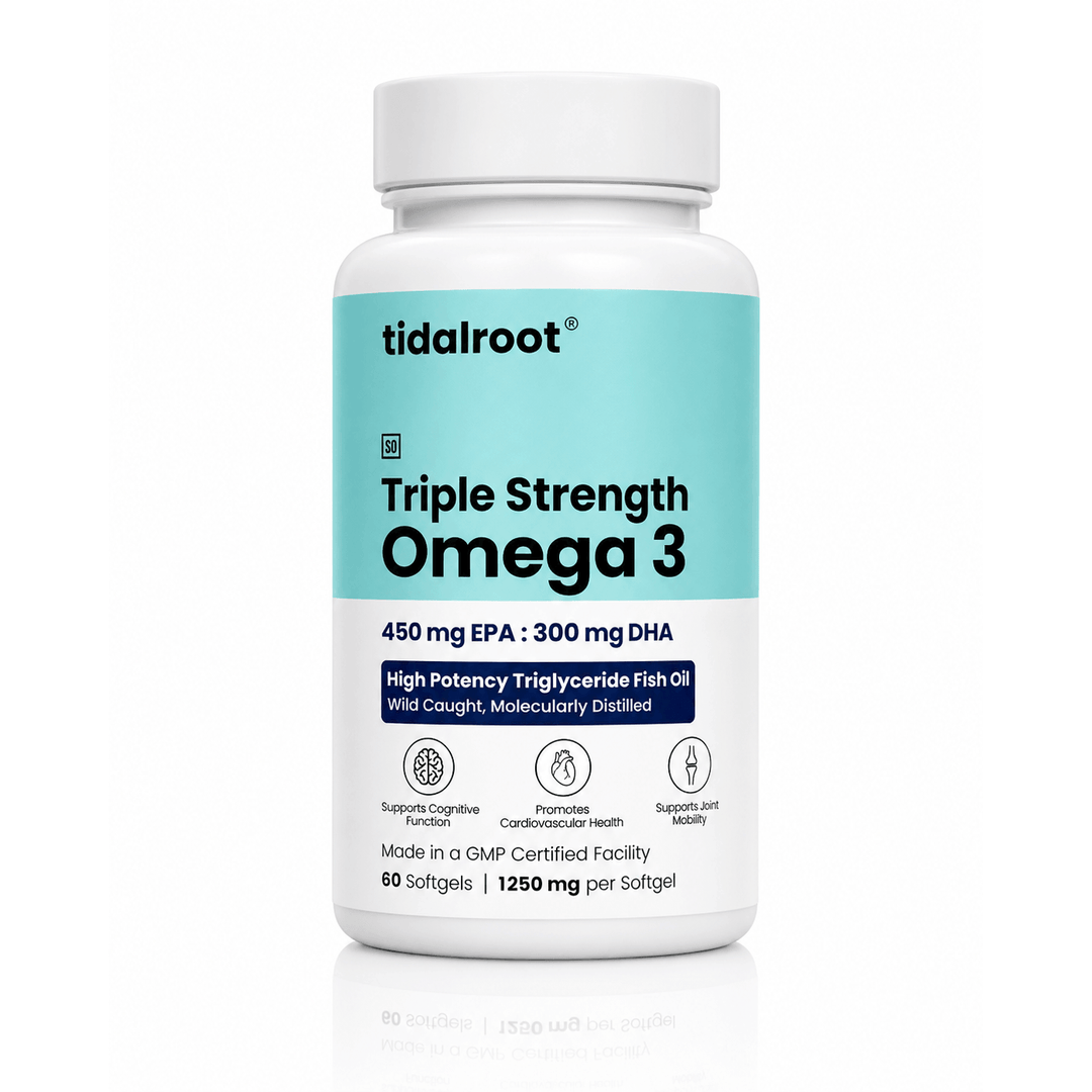 Tidalroot® Triple Strength Omega 3 (1250 mg per softgel, 60 softgels)